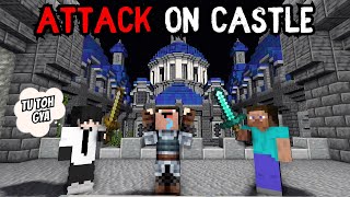 Attacking on DANGEROUSE CASTLE | Minecraft story in hindi |