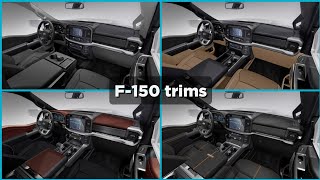 New 2021 Ford F 150 - TRIMS and Interiors