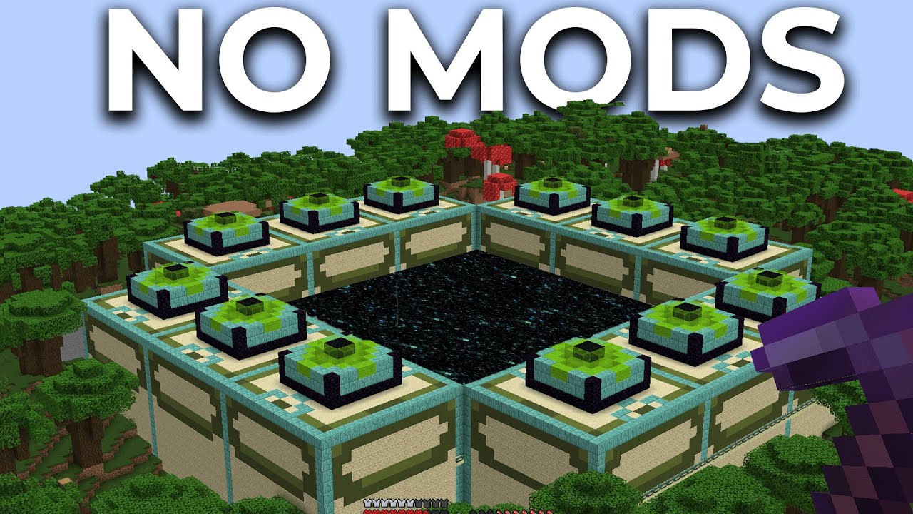 Building Minecraft’s Biggest WORKING End Portal...