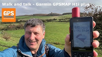 Walk and talk - Garmin GPSMAP H1i plus