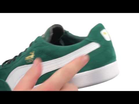 puma liga suede green