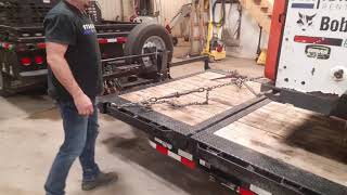 How To Chain Down A Skid Steer To A Trailer