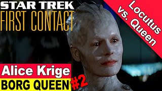 Star Trek:First Contact - Locutus vs Borg Queen (Alice Krige)