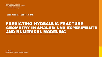 October 2021: Predicting Hydraulic Fracture Geometry in Shales: Lab Experiments & Numerical Modeling