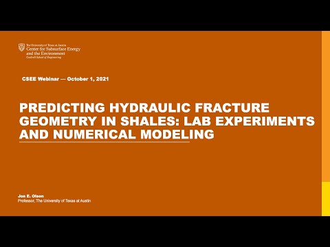 October 2021: Predicting Hydraulic Fracture Geometry in Shales: Lab Experiments & Numerical Modeling