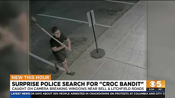 Surprise police asking for help in finding the 'Croc Bandit'
