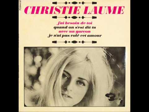 Christie Laume - J'ai Besoin De Toi .1966 - YouTube