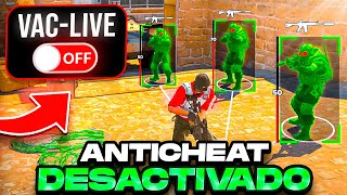 VALVE HA DESACTIVADO EL ANTICHEAT DE CS2 (VAC LIVE)