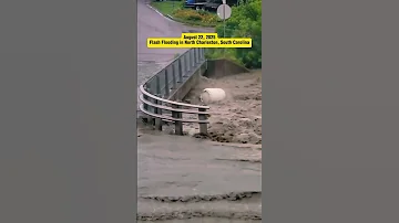 August 22 2025 Flash Flooding In North Charlest Hurricane Epicweather Storm 