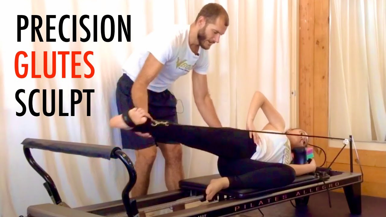 Glute Sculpting-- Single-Leg Foot-in-Strap-- Pilates Reformer Legs Workout workouts traduccion