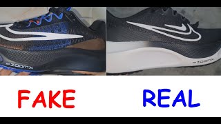 Nike zoom fly 5 real vs fake. How to spot fake NIke zoom fly sneakers