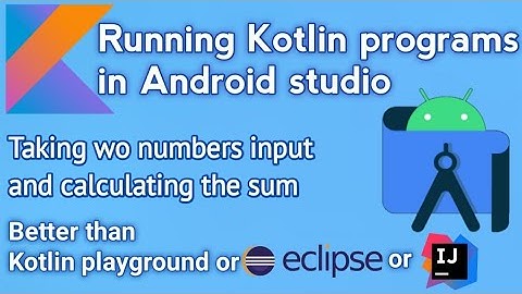 How to run Kotlin programs in Android studio? Mayank Codes