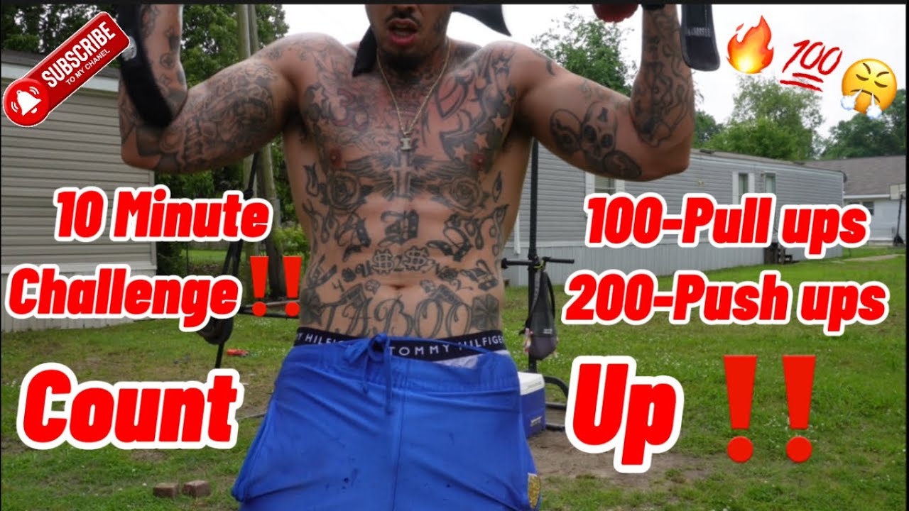 100 Pull ups and 200 Push ups in 10 Minutes Challenge | Clean Money 🔥 ...