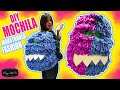 Como transformar tu vieja MOCHILA | ÚTILES ESCOLARES DIY GIANT funny hair backpack by Bego Art