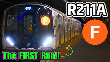 ⁴ᴷ⁶⁰ Historic FIRST Trip: R211A F Train Debut!!