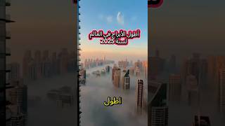 اكتشف ترتيب أعلى الأبراج في العالم 2025!
