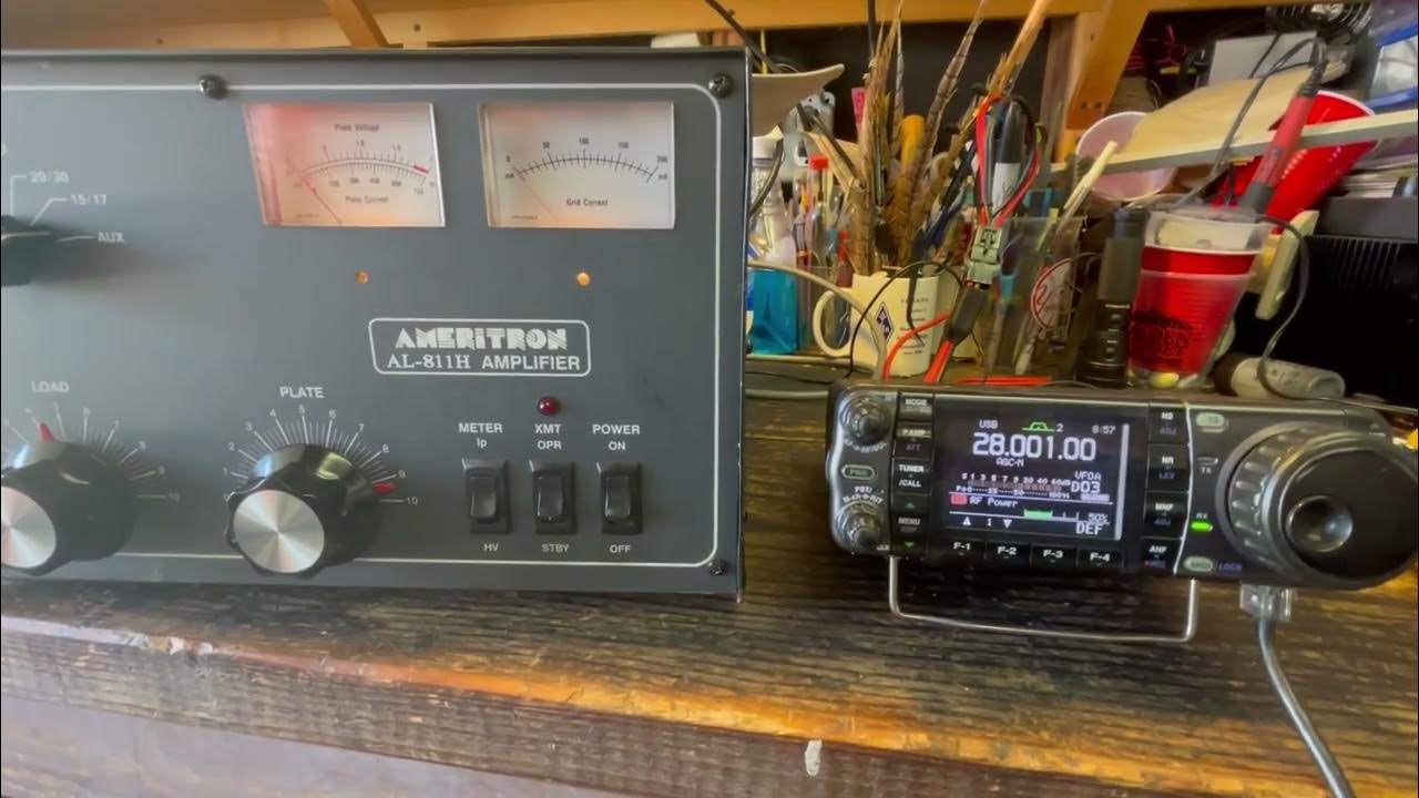 Ameritron AL811H 10 meter test YouTube
