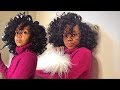 PERMROD SET ON STRAIGHT HAIR! Styling a 3 week old Silk Press | Cool Calm Curly