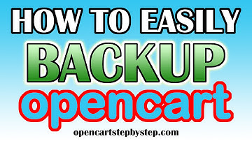 How To Easily Backup Opencart