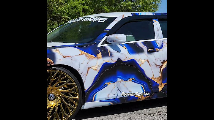 Epoxy styled wrap on this 300 is very unique