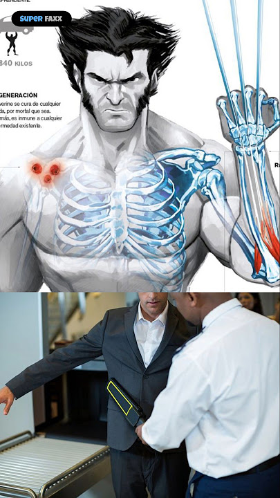 How Wolverine get pass through Metal Detector? 😲🔥 #shorts