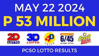 Lotto Result Today 9pm May 22 2024 | Complete Details