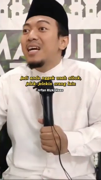jangan pernah menjelek jelekan orang lain❗