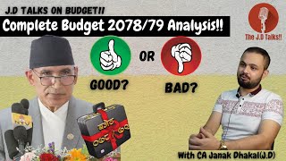 Nepal Budget 2078/79 | Highlight and Complete Analysis | J.D Talks on Budget | 2021 | Economy