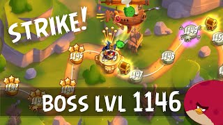 Angry Birds 2 AB2 Cobalt Plateaus Twin Beaks BOSS LVL 1146 | Terence STRIKE!