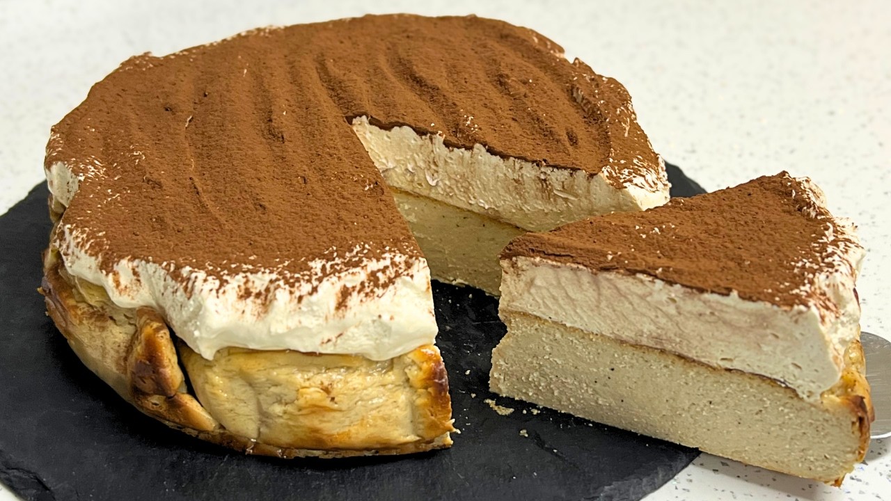 Earl Grey Tiramisu Cheesecake