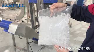 Máquina empacadora de cubitos de hielo de 2.5 kg y 5 kg, máquina empacadora de tubos de hielo