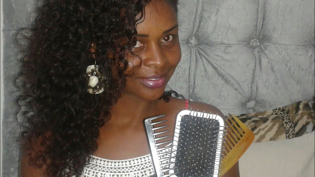 Como pentear o mega hair ! - YouTube