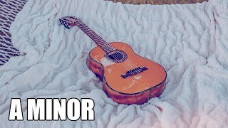 Video thumbnail of "Acoustic Guitar Backing Track In A Minor"