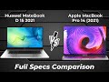 Huawei MateBook D 15 2021 vs Apple Macbook Pro 14 2021 🔥 Full Specs Comparison