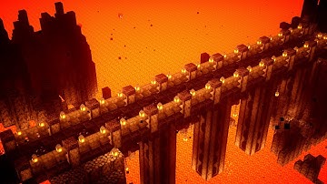Minecraft: How To Build an EPIC Bridge in the Nether (1.16)