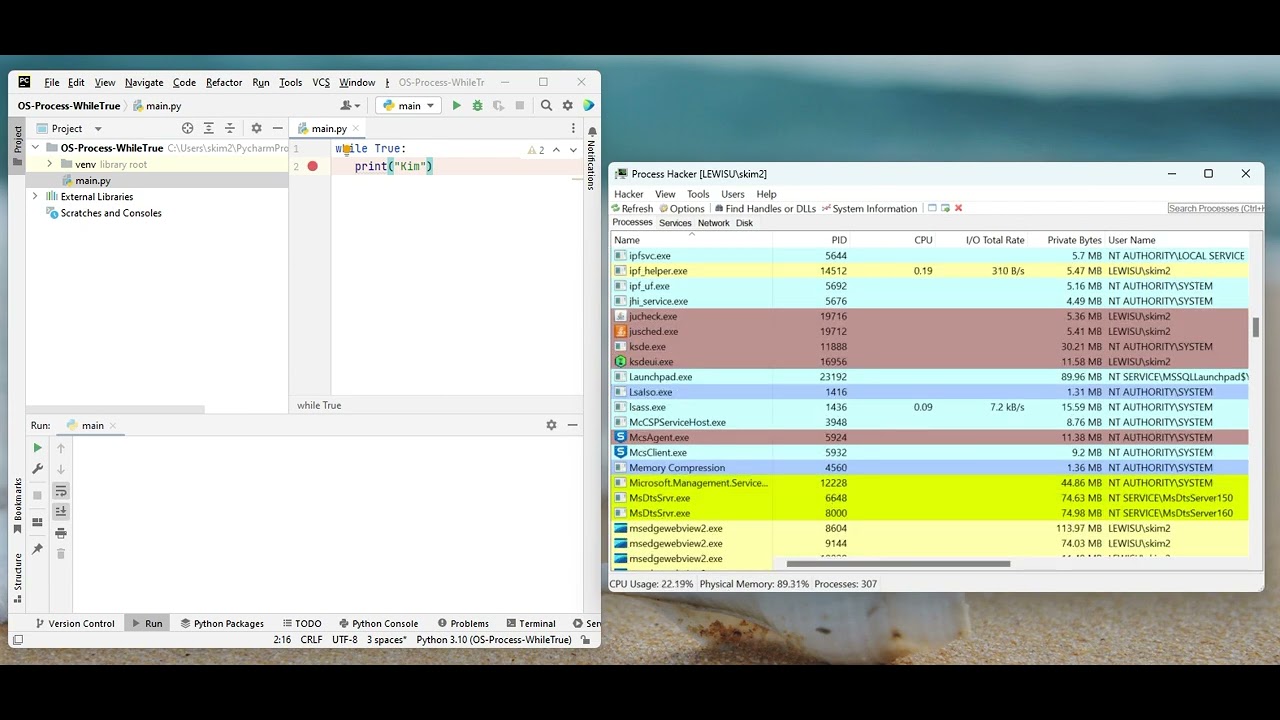 OS Week 3 - Demo How to run Process Hacker Assignment - YouTube