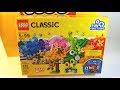 YouTube thumbnail: Lego Classic 2018 Unboxing 10712 - Bricks and Gears Fun Functions 244 pcs