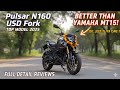 2025pulsar n160 usd Fork review - better than yamaha mt15 & apache 160 4v? || #pulsarn160 #mrzx2004
