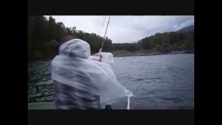 Catching a nice bull trout with a jammed strike indicator