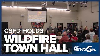 CSFD holds town hall to talk about wildfire planning, mitigation and safety
