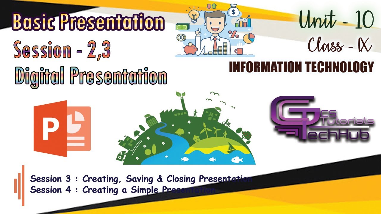 what is digital presentation class 9