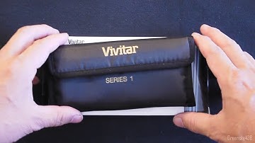 Vivitar Close Up Macro Lens Kit (+1 +2 +4 +10 diopter filters) unboxing test