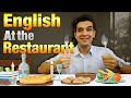 Speak english at the restaurant