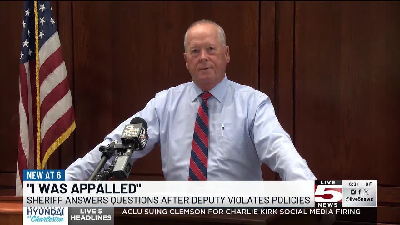 VIDEO: Deputy fired for ‘multiple’ policy violations, Beaufort County ...