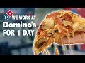 WE WORK AT DOMINO'S FOR A DAY