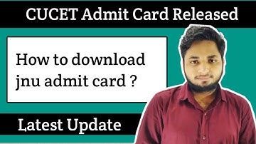 cucet 2021 admit card released| cucet admit card 2021| how to download cucet admit card 2021