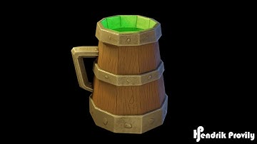 Stylized Beer Mug - Turn Animation