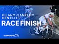 BREATHLESS sprint to the line 😳 | Milano-Sanremo 2024 Race Finish | Eurosport Cycling image