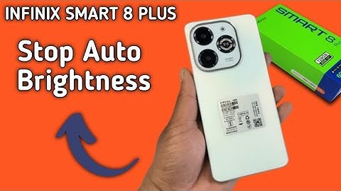 Infinix Smart 8 Plus Auto Brightness kaise bandh kare, how to turn off auto adjust brightness in inf