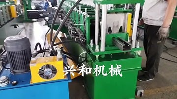 Automatic C shaped Purlin making machine Quick Change Size Cee purlin Roll Forming Machine